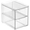 Mdesign 2-drawer Stackable Organizer In Transparent