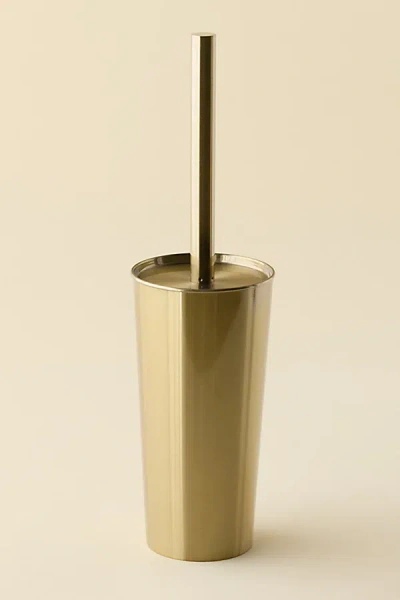 Mdesign Goldie Stainless Steel Toilet Bowl Brush In Gold At Urban Outfitters