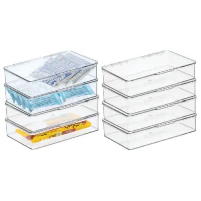 Mdesign Kitchen Pantry/fridge Storage Organizer Box In Transparent