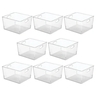 Mdesign Large Plastic Storage Organizer Container Bin In Transparent