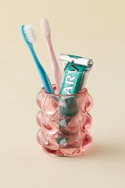 Mdesign Mila Bubble Glass Bathroom Tumbler In Pink At Urban Outfitters