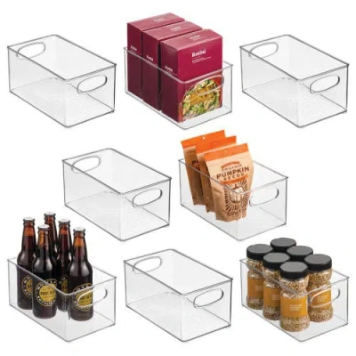 Mdesign Plastic Kitchen Organizer In Transparent