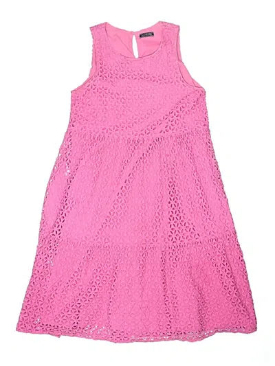 Pre-owned Mds Stripes Casual Dress In Pink