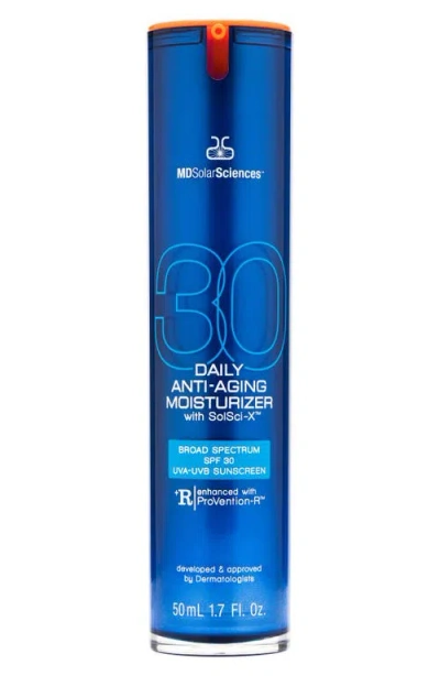 Mdsolarsciences ™ Daily Anti-aging Moisturizer With Solsci-x™ Broad Spectrum Spf 30 Uva-uvb Sunscreen In Transparent