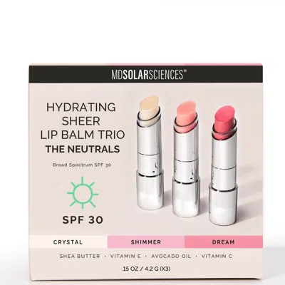Mdsolarsciences Spf 30 The Naturals Lip Balm Trio