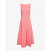 Me And Em And Em Womens Camellia Rose Contour-seamed Sleeveless Woven Maxi Dress