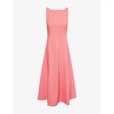 Me And Em And Em Womens Camellia Rose Contour-seamed Sleeveless Woven Maxi Dress
