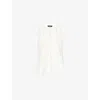 Me And Em And Em Womens Chunky Swing Knitted Vest Top Soft White In Soft White