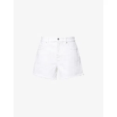 Me And Em And Em Womens Easy Summer Denim Short Soft White Wash