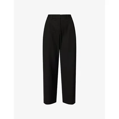 Me And Em Womens  Clever Taper Woven Trousers In Black