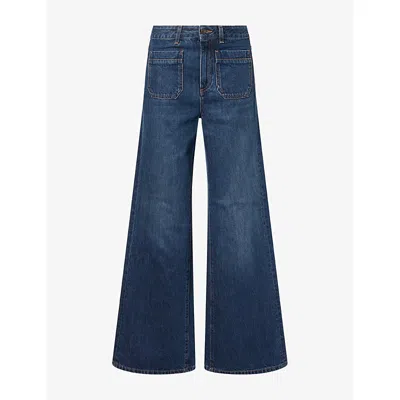 Me And Em Womens  Leg Elongator Denim Jeans In Authentic Dark Wash
