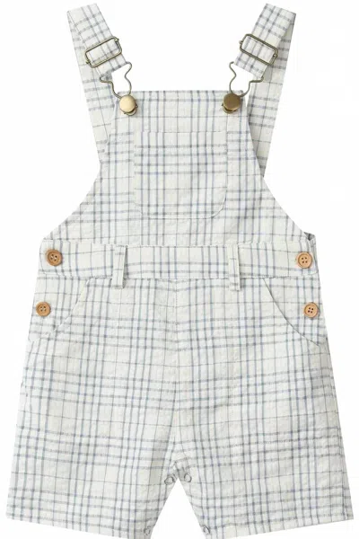Me & Henry Kids' Boys Galleon Woven Overalls In Blue