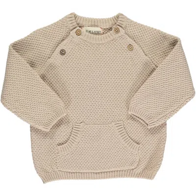 Me & Henry Kids Unisex Morrison Baby Sweater In Cream In Neutral