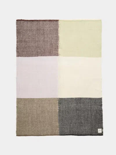 Me & K Ikat Cashmere Blanket (67in/1.7m)  Abask Luxury Gift In Multi