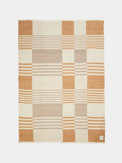 Me & K Jacquard Cashmere Throw (75in/1.9m)  Abask Luxury Gift In Animal Print