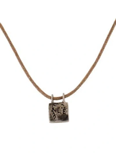 Pre-owned Me&ro Compassion Pendant W/ Cord Necklace, 15" In Multi