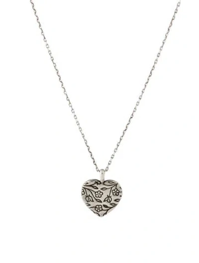 Pre-owned Me&ro Paisley Heart Pendant Necklace, 20" In Multi
