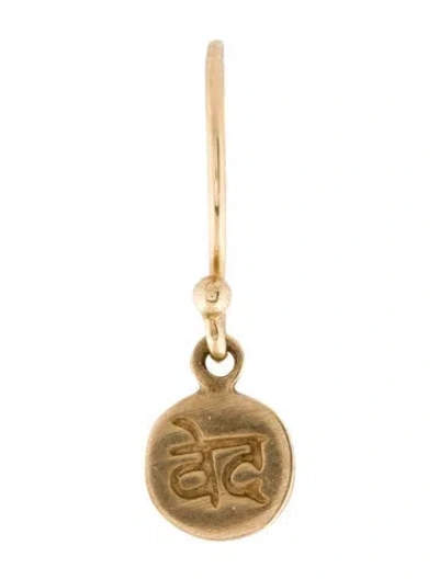 Pre-owned Me&ro Wisdom Single Drop Earring In Multi
