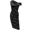 Me&thee Women's Black / Silver On A Limb Black Velvet Dress In Black