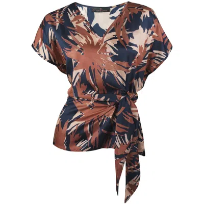 Me&thee Women's Hooray Henry Printed Silk Viscose Top In Multi