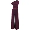Me&thee Women's Red Only You Burgundy Drop Shoulder Jumpsuit In Red