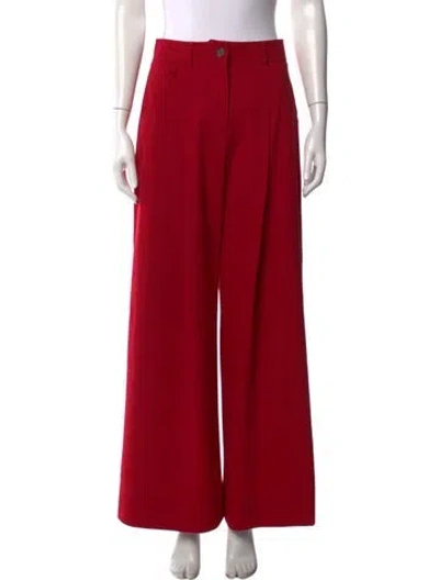 Pre-owned Me+em 2023 Wide Leg Jeans In Red