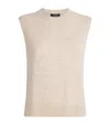 Me+em Alpaca-blend Knitted Vest In Neutral