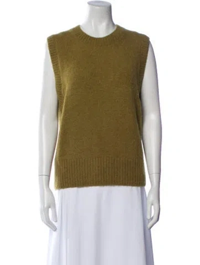 Pre-owned Me+em Alpaca Crew Neck Sweater In Brown