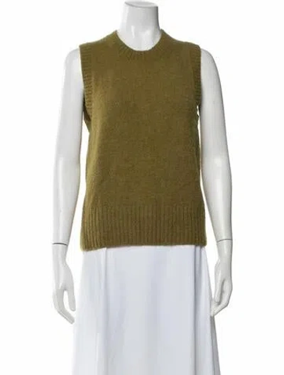 Pre-owned Me+em Alpaca Crew Neck Sweater In Green