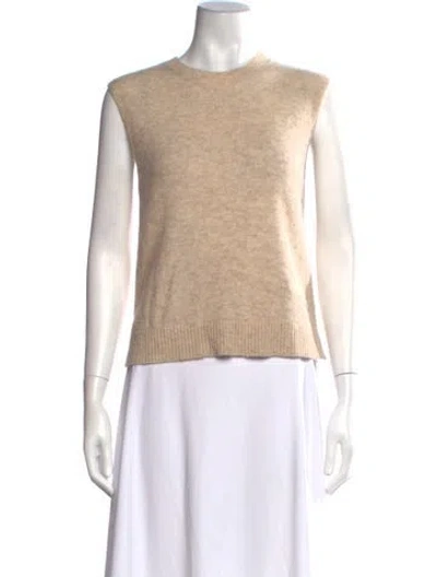 Pre-owned Me+em Alpaca Crew Neck Sweater In Neutrals