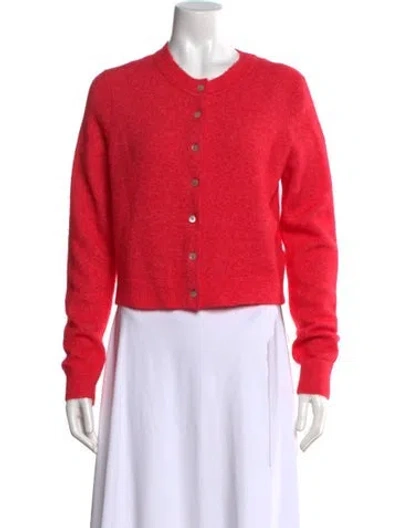 Pre-owned Me+em Alpaca Crew Neck Sweater In Red