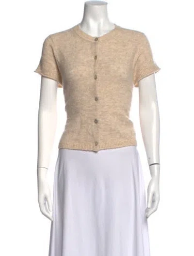 Pre-owned Me+em Alpaca Crew Neck Sweater W/ Tags In Neutrals