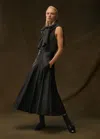 Me+em Am-to-pm Leather Maxi Skirt In Black