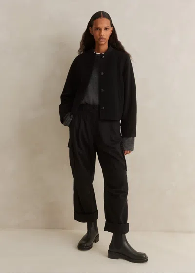 Me+em Authentic Combat Pant In Black Wash