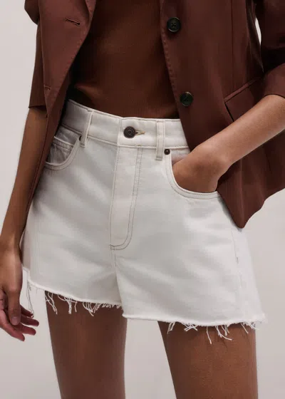 Me+em Authentic Cut Off Short Ecru In White