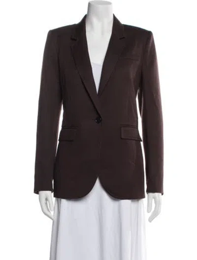 Pre-owned Me+em Blazer In Brown