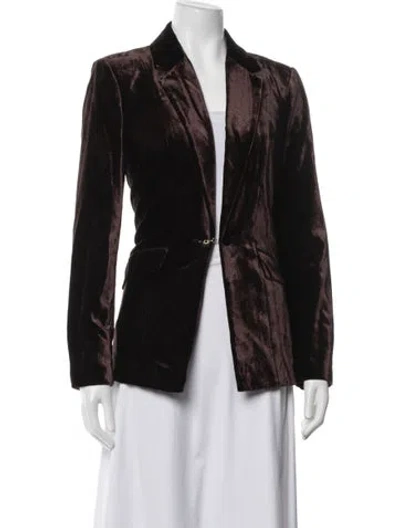 Pre-owned Me+em Blazer In Brown