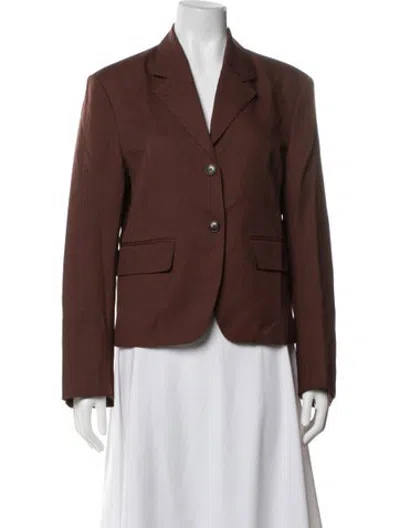 Pre-owned Me+em Blazer In Brown