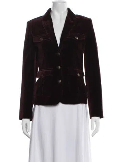 Pre-owned Me+em Blazer In Burgundy