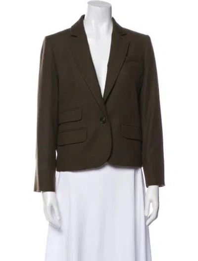 Pre-owned Me+em Blazer In Green
