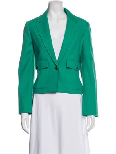 Pre-owned Me+em Blazer In Green