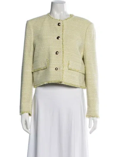Pre-owned Me+em Blazer In Green