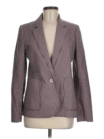 Pre-owned Me+em Blazer Jacket In Burgundy