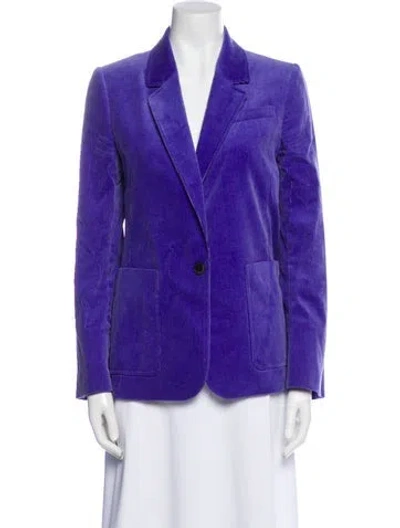 Pre-owned Me+em Blazer In Purple