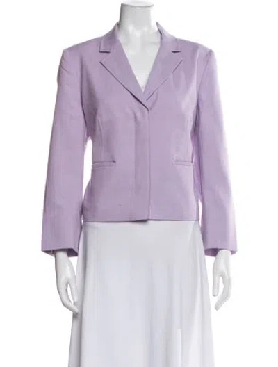 Pre-owned Me+em Blazer In Purple
