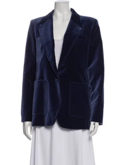 Pre-owned Me+em Blazer W/ Tags In Blue