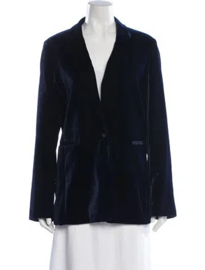 Pre-owned Me+em Blazer W/ Tags In Blue