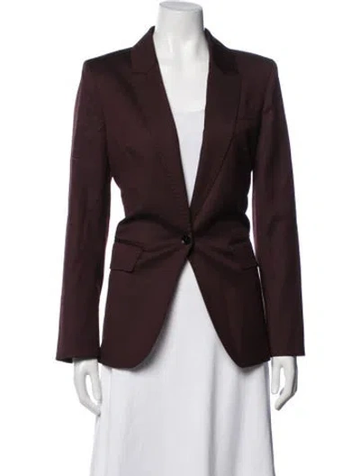 Pre-owned Me+em Blazer W/ Tags In Burgundy