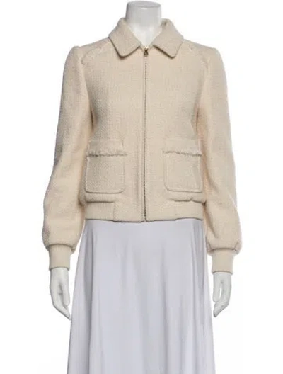 Pre-owned Me+em Bomber Jacket In Neutrals