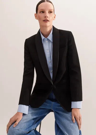 Me+em Bracelet Sleeve Forever Tux Jacket In Black